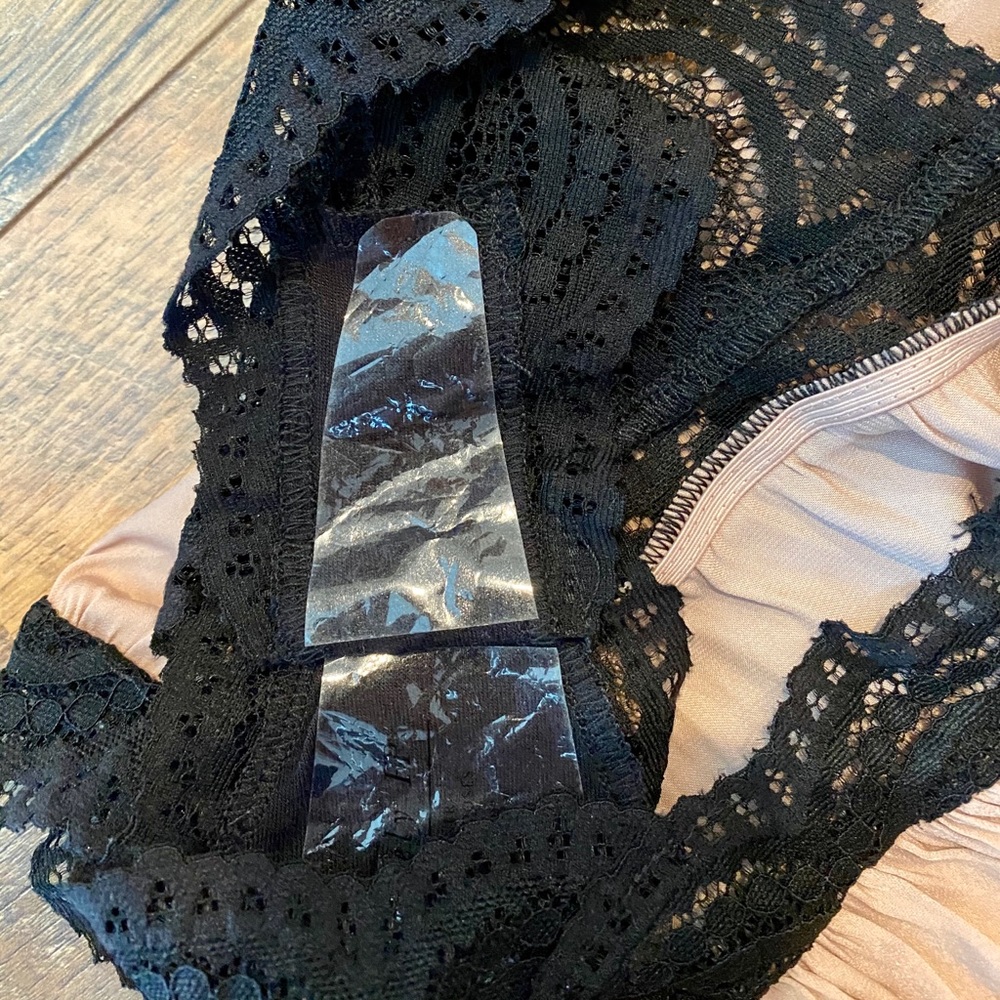 FREE PEOPLE Silky Nude Blousy Surplice Bodysuit - Picture 8 of 10